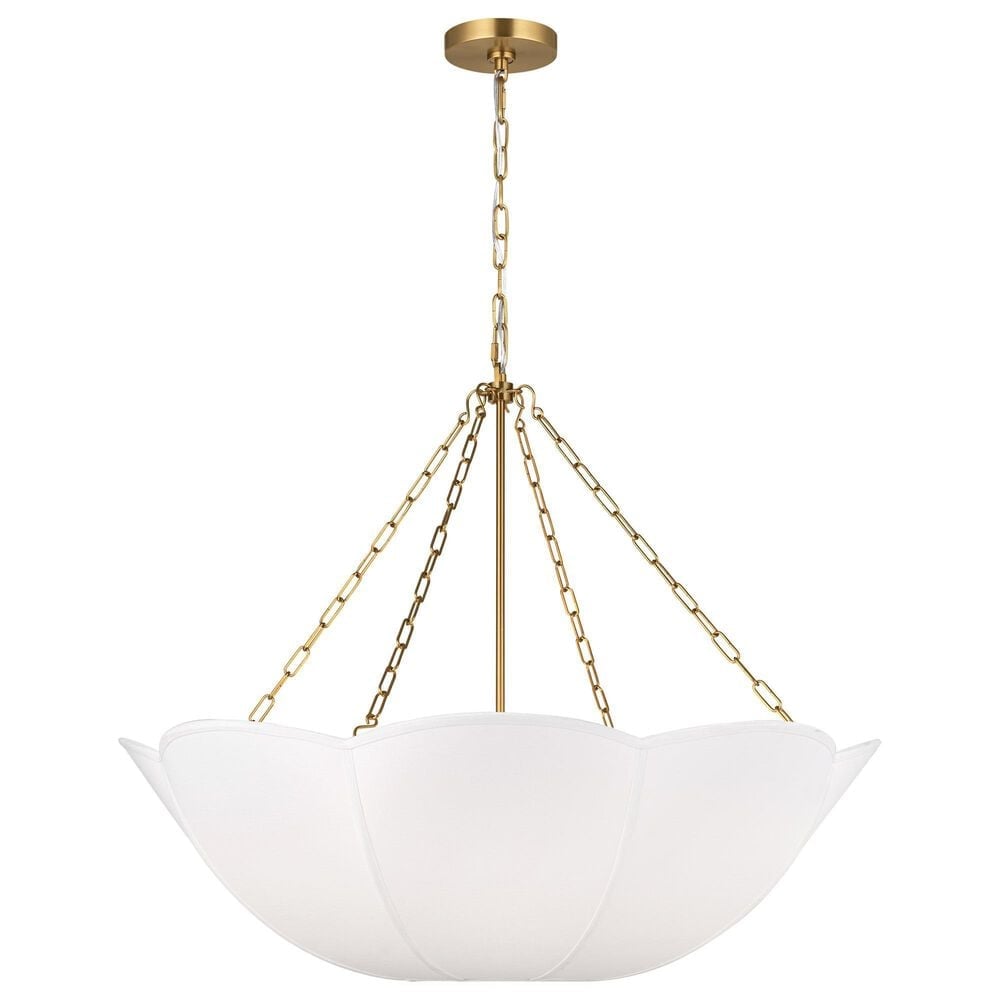 Visual Comfort &amp; Co. Stassi Medium Chandelier in Burnished Brass, , large