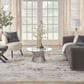 Nourison Glitz GLZ23 Grey and Multicolor 9" x 12" Area Rug, , large