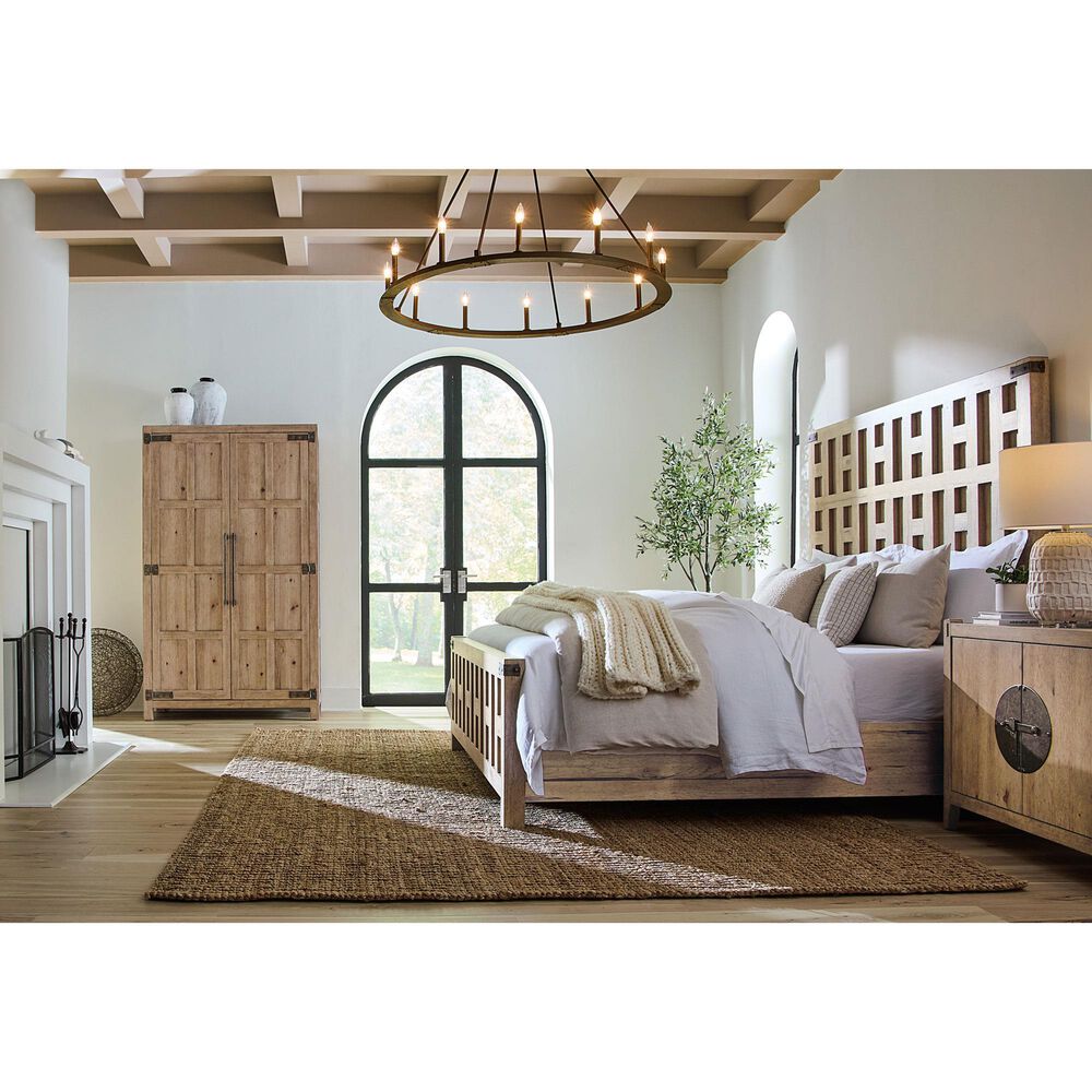 Hooker Furniture Vineyard Row King Panel Bed in Sonoma, , large