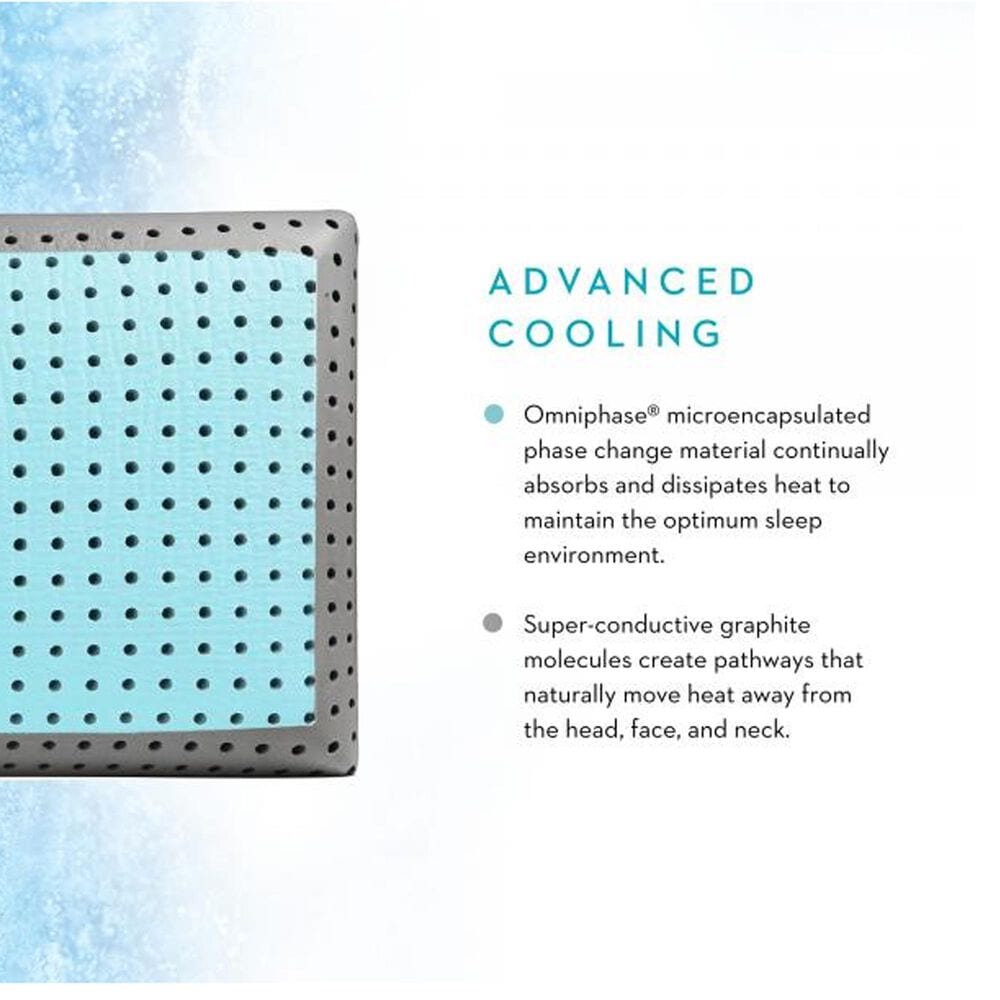Malouf Z CarbonCool LT + OmniPhase Queen Pillow, , large
