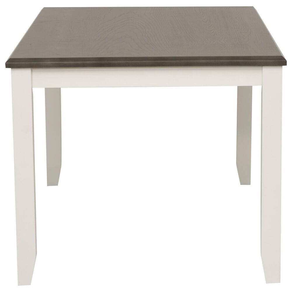 Linon Home Decor Jane Dining Table in Vanilla White and Grey - Table Only, , large
