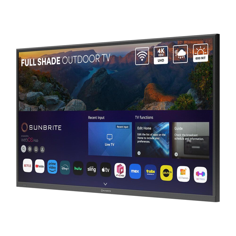 Sunbrite 55" Veranda 4 Series - Smart Outdoor TV - Full Shade - 4K UHD HDR, , large