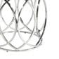 Mayberry Hill Merlin and Nero 5-Piece Round Dining Set in Clear and Chrome, , large