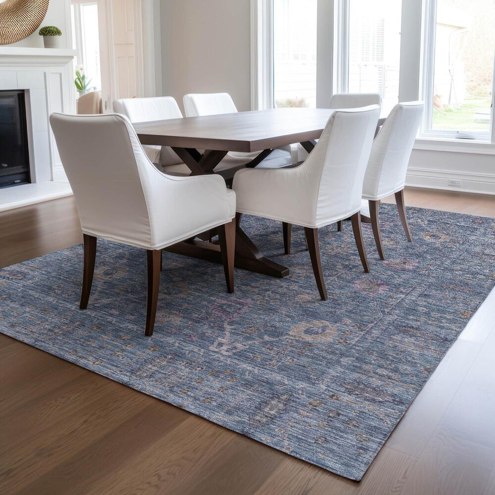 Dalyn Rug Company Solace SL9 3&#39; x 5&#39; Denim Area Rug, , large