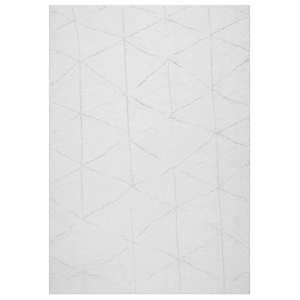 Nourison Ingenue KIH33 5&#39;3&quot; x 7&#39;3&quot; Ivory Area Rug, , large