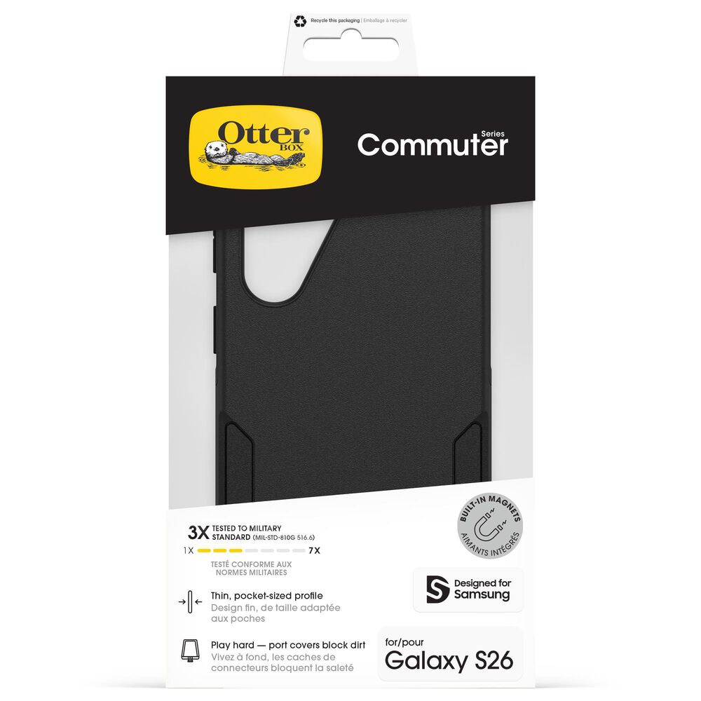 OtterBox Commuter Magnetic Case for Samsung Galaxy S26 in Black, , large