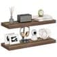 HOMLUX 35" Wall Mounted Floating Shelf with Invisible Brackets in Retro Brown (Set of 2), , large