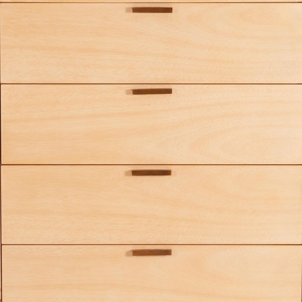 Linon Home Decor Reid 4-Drawer Chest in Natural, , large