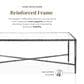 Furniture of America Lalia Coffee Table with Tempered Glass Top and Bullnose Edge in Gun Metal, , large