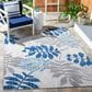 Safavieh Cabana CBN814F 3" x 5" Grey and Blue Indoor/Outdoor Area Performance Rug, , large