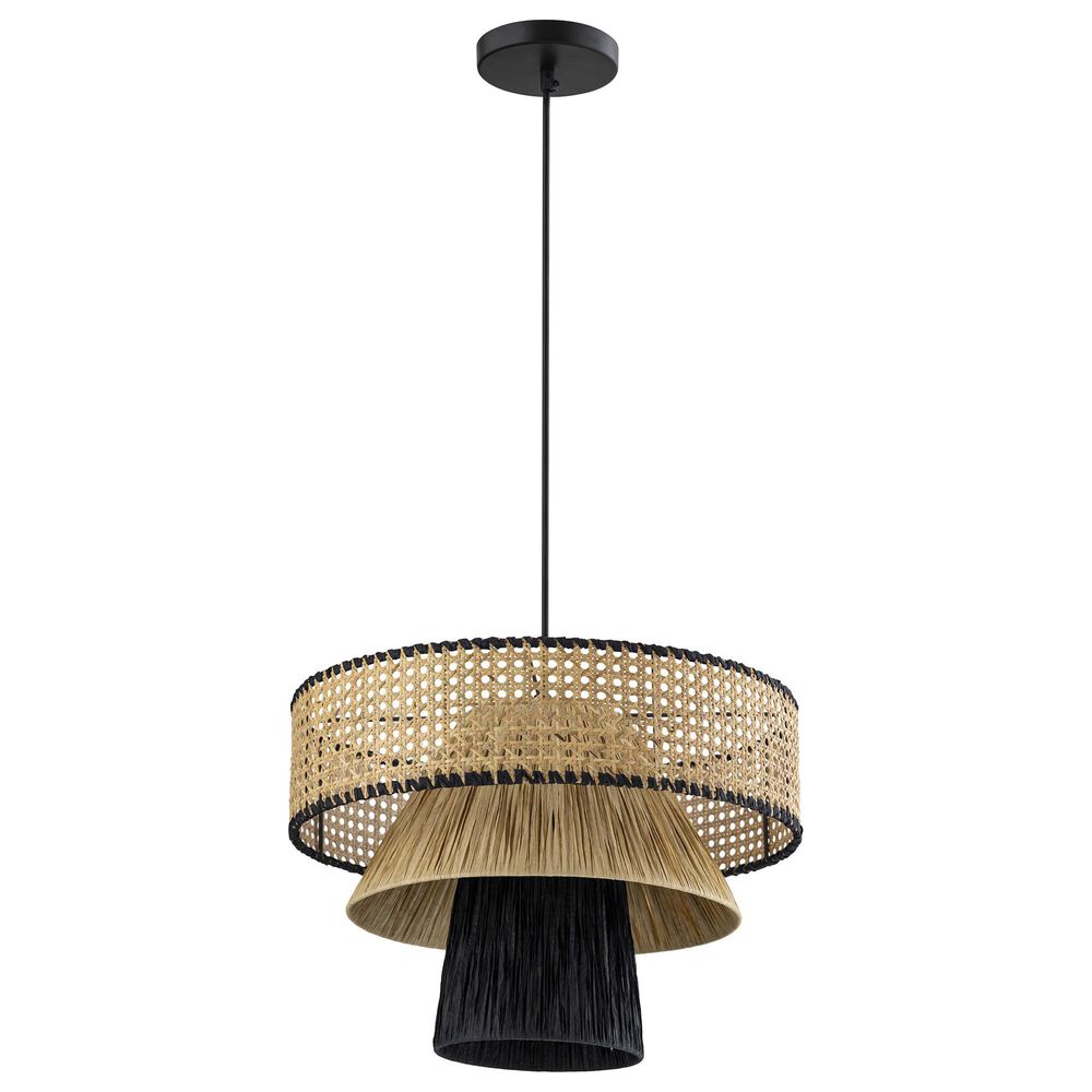 Tov Furniture Rylie Pendant in Black/Natural, , large
