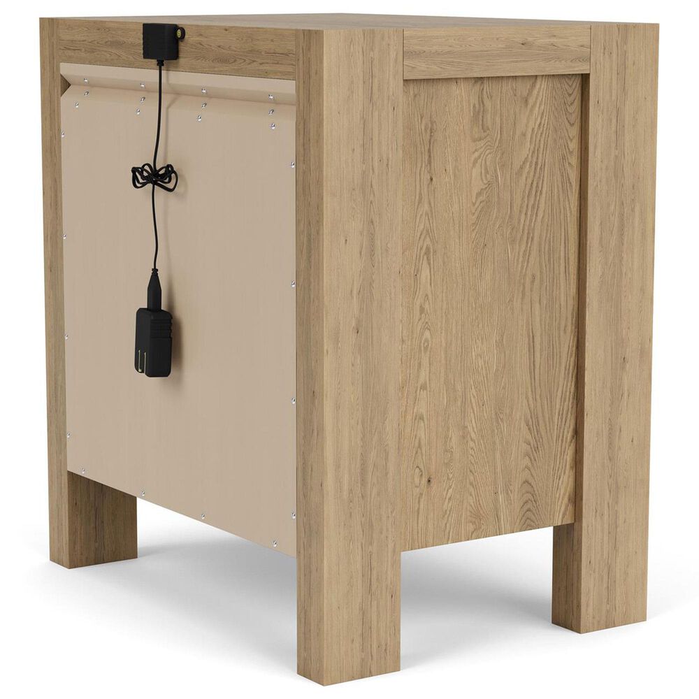 Shannon Hills Davie 1-Drawer Nightstand in Pale Oak, , large