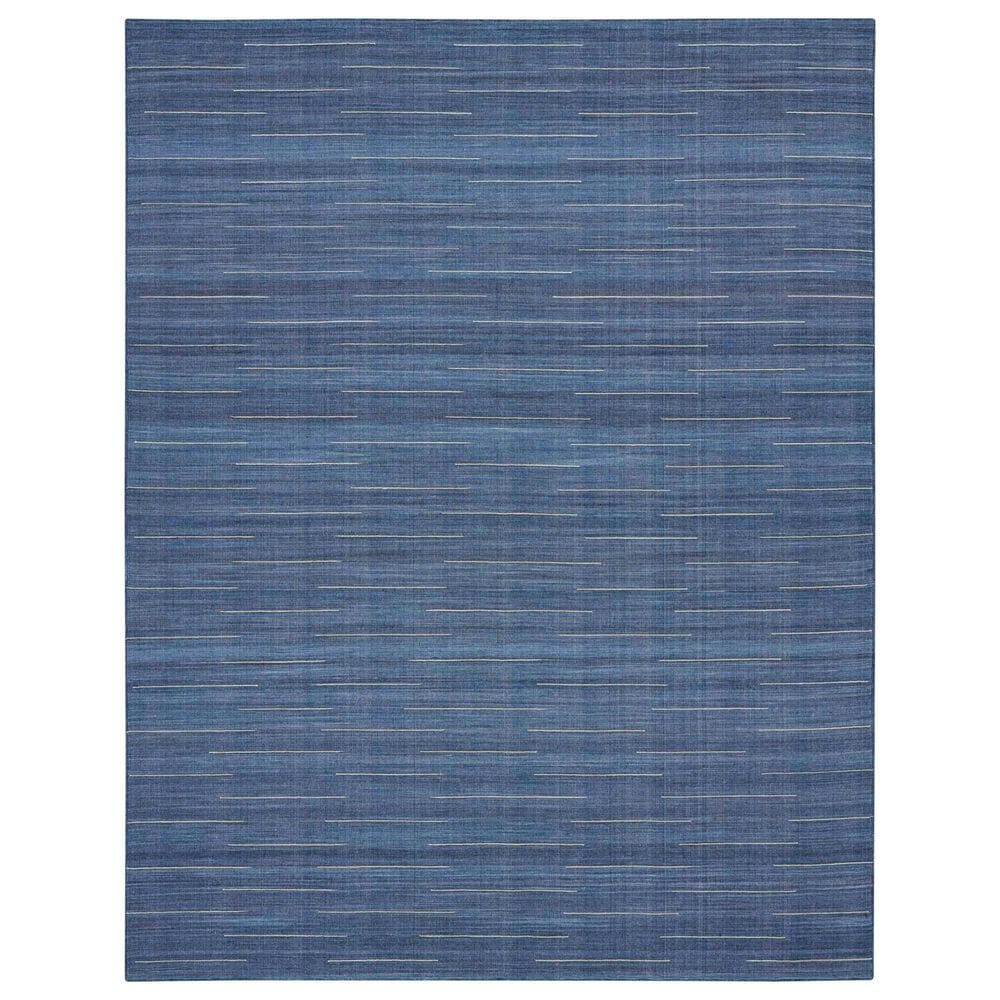 Nourison Interweave 8" x 10" Navy Area Rug, , large