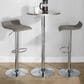 Lumisource Ale Swivel Adjustable Barstool with Grey Seat in Chrome (Set of 2), , large
