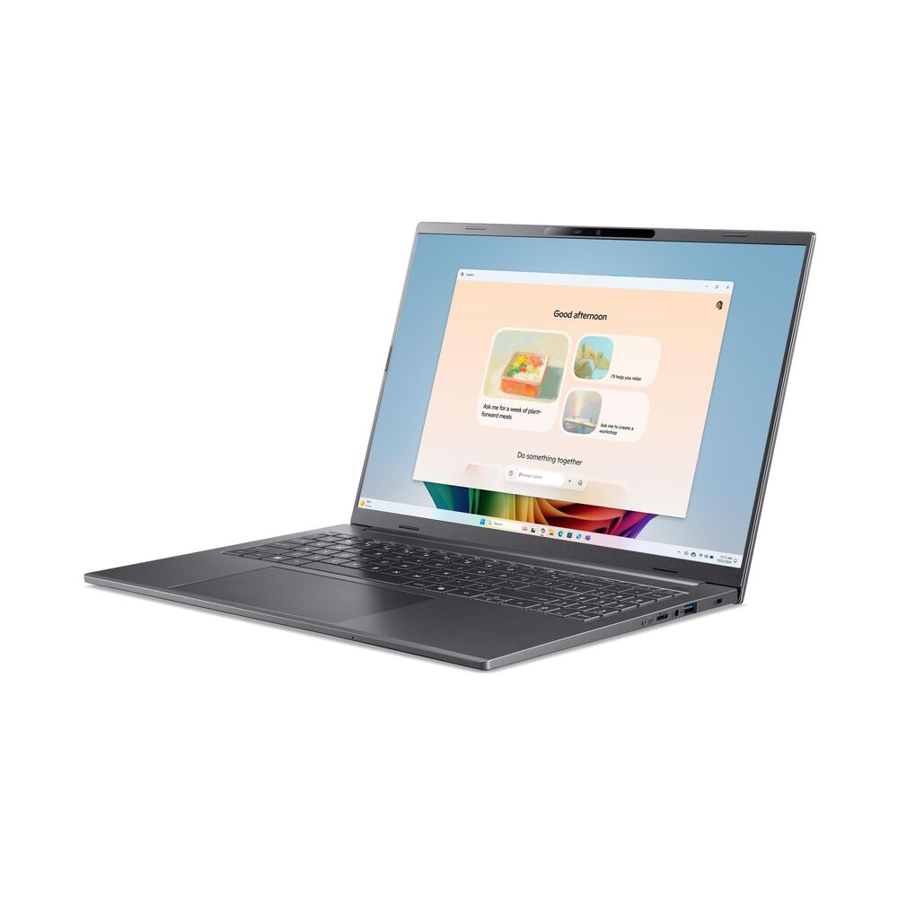 Acer Aspire 16&quot; Copilot+ PC Laptop | Snapdragon X X1-26-100 Processor - 16 GB RAM - Qualcomm Adreno GPU Graphics - 512GB SSD in Iron, , large