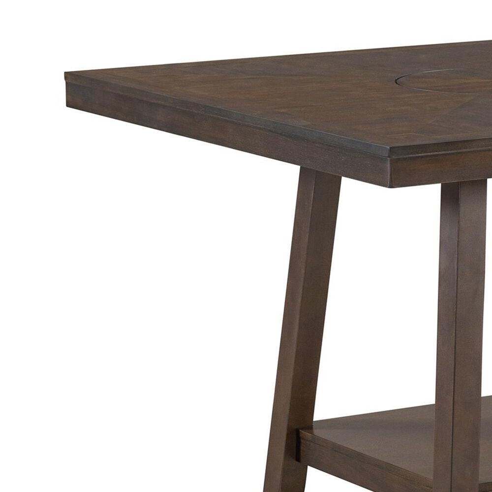 Mayberry Hill Seneca Counter Height Table in Brown - Table Only, , large