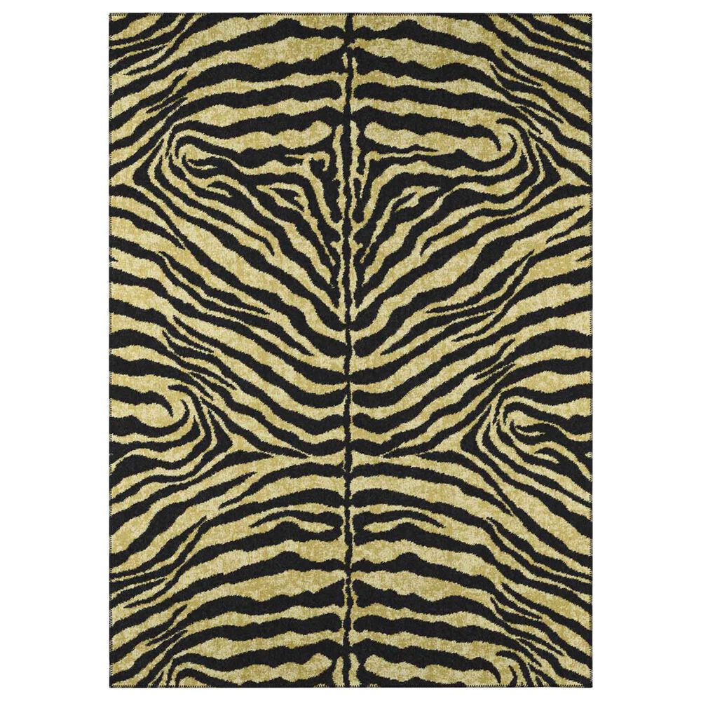 Dalyn Rug Company Mali ML1 6" Round Gold Indoor/Outdoor Area Performance Rug, , large