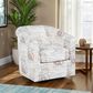 Linon Home Decor Bonnie Swivel Club Chair in Sea Swirl, , large