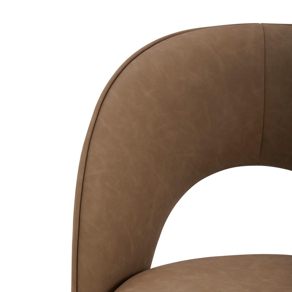 Interlochen Dining Chair with Casters in Maelle Butternut, , large