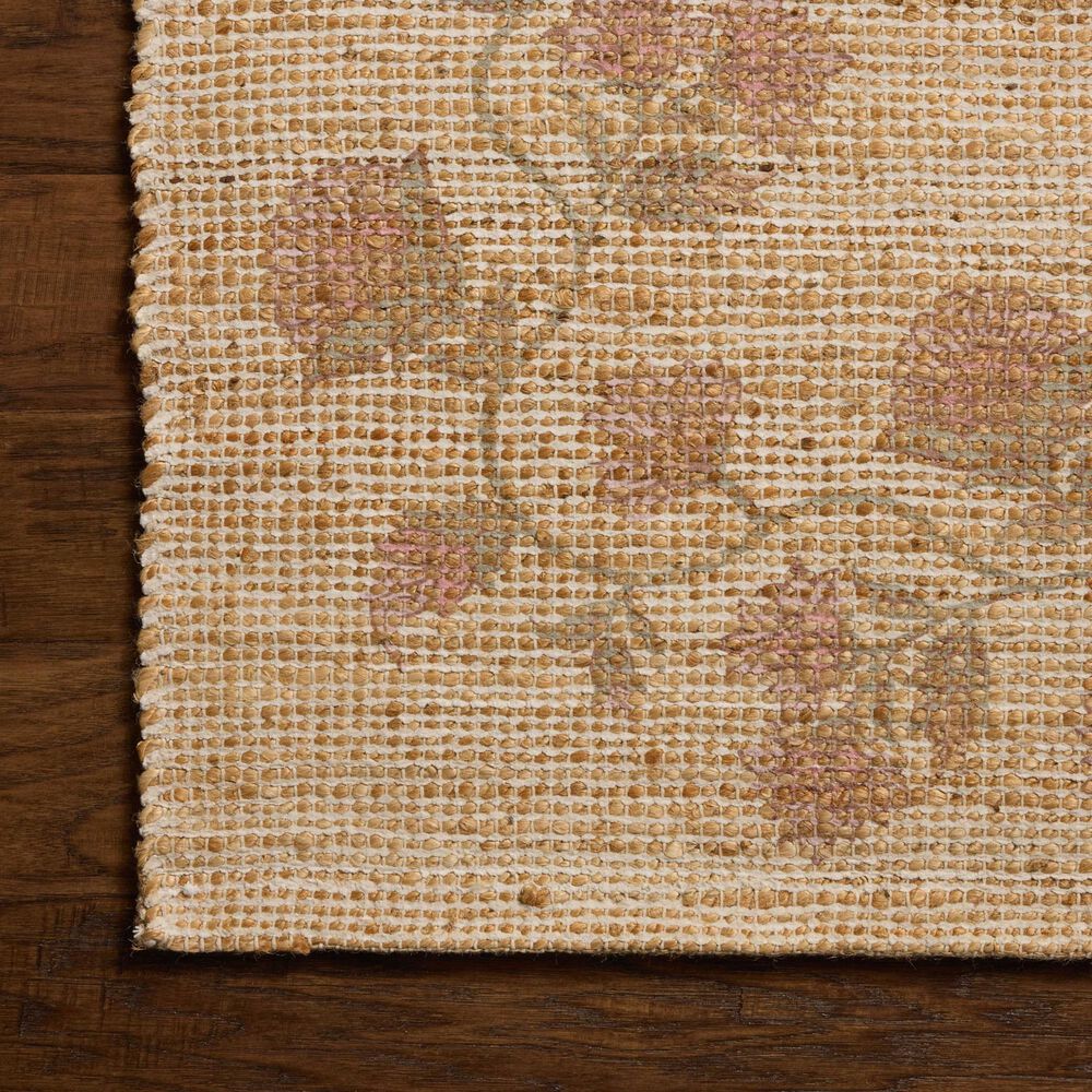 Chris Loves Julia x Loloi Rue Natural and Multicolor 7'6" x 9'6" Area Rug, , large