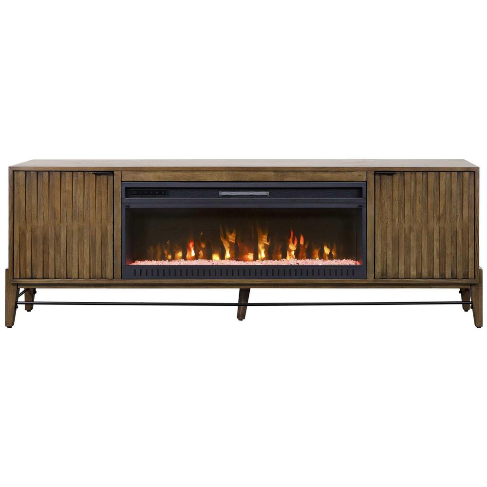 Martin Furniture Delray 82" Fireplace TV Stand, , large