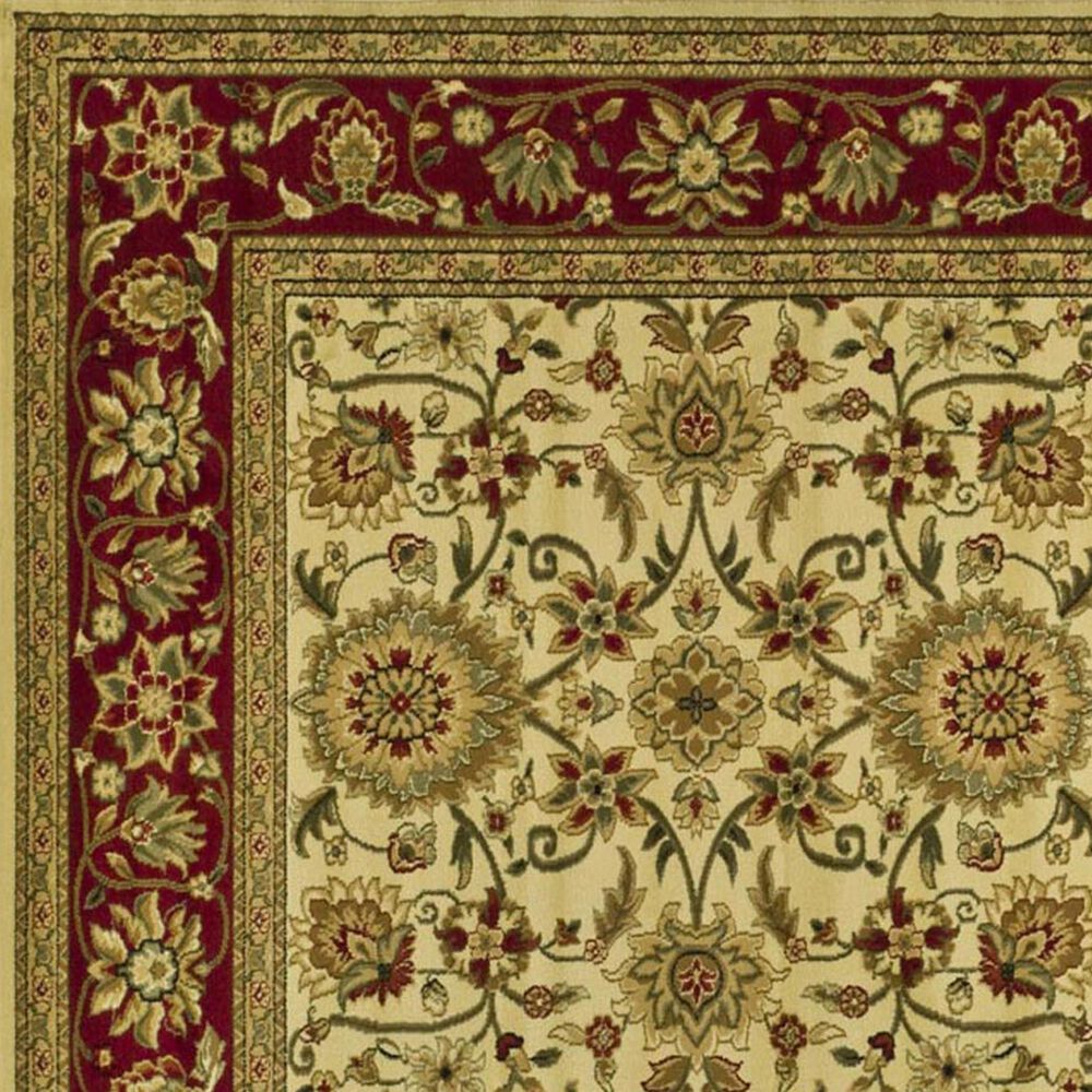 Safavieh Lyndhurst  2&#39;3&quot; x 10&#39; Ivory and Red Runner, , large
