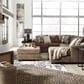 Ashley Graftin Oversized Accent Ottoman in Teak, , large