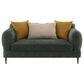 Coaster Jade Stationary Loveseat in Green, , large