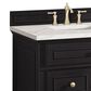 James Martin Vanities Lorelai 36" Single Vanity in Black Onyx with 3 cm Ethereal Noctis Quartz Top, , large