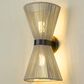 Golden Lighting Avon 2-Light Wall Sconce in Matte Black, , large