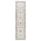 Surya Dresden White, Medium Gray, Gray, Light Slate, Denim and Mustard 2"7" x 7"3" Runner, , large