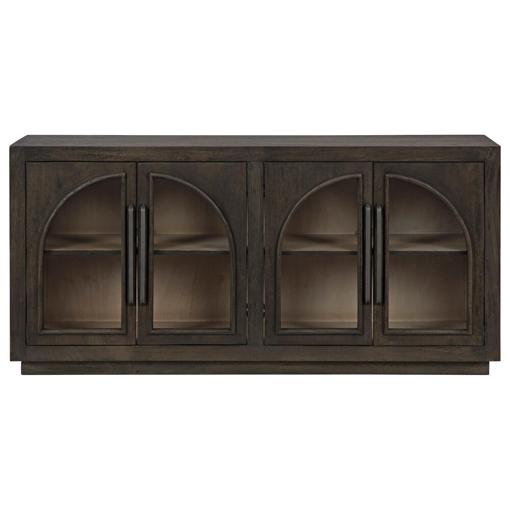 Ashley Dreley 62&quot; Accent Cabinet in Grayish Brown, , large