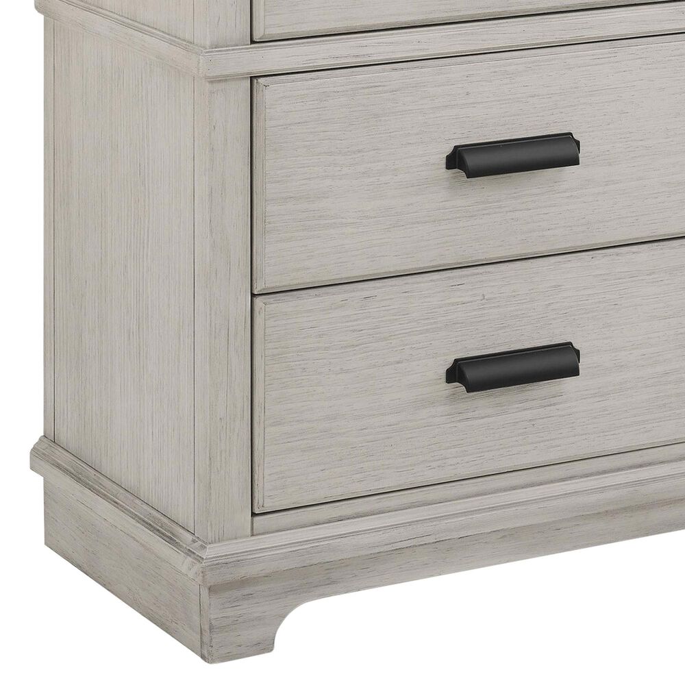 Delta Children Asher 6-Drawer Dresser with Changing Top in Rustic Mist, , large