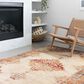 Loloi II Isadora ISA-04 8"11" x 12" Antique Ivory and Sunset Area Rug, , large