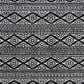 Safavieh Tulum 2" x 8" TUL272 Black and Ivory Runner, , large