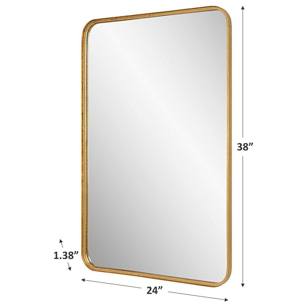 Salt &amp; Light 38&quot; x 24&quot; Wall Mirror in Gold Leaf, , large