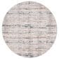 Safavieh Invista 6"7" Round Cream and Grey Area Rug, , large