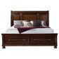 Mayberry Hill Kingston King Storage Bed in Dark Walnut, , large