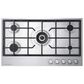 Fisher and Paykel 36" Liquid Propane Cooktop with 5-Burner in Stainless Steel, , large