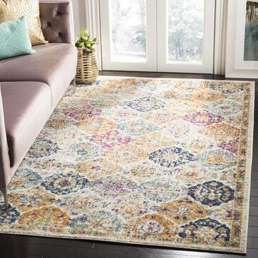 Safavieh Madison MAD611B-4 4" x 6" Cream/Multi Area Rug, , large