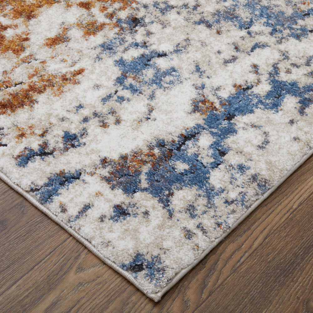 Feizy Gilmore 5&#39;3&quot; x 8&#39; Ivory and Rust Area Rug, , large
