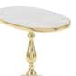 Maple and Jade End Table in Gold and White, , large