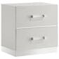 New Heritage Europa 5 Piece Wood Cal King Panel Bedroom Set with Chest and Nightstand in White, , large