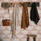Tempaper Genevieve Gorder Feather Flock Peel & Stick Wallpaper in Sahara Blush, , large