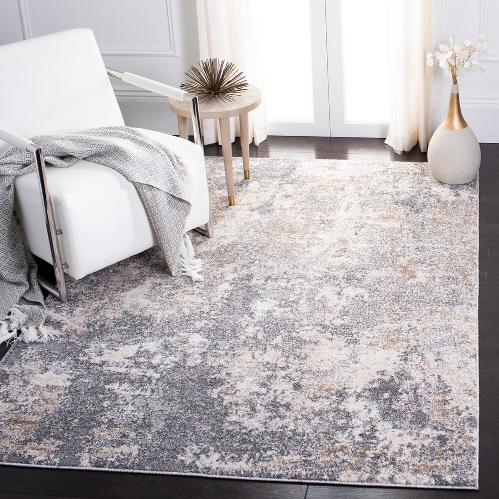 Safavieh Aston 5&#39;3&quot; x 7&#39;7&quot; Grey Area Rug, , large