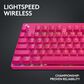Logitech Pro X TKL Rapid Wired Gaming Keyboard in Magenta, , large