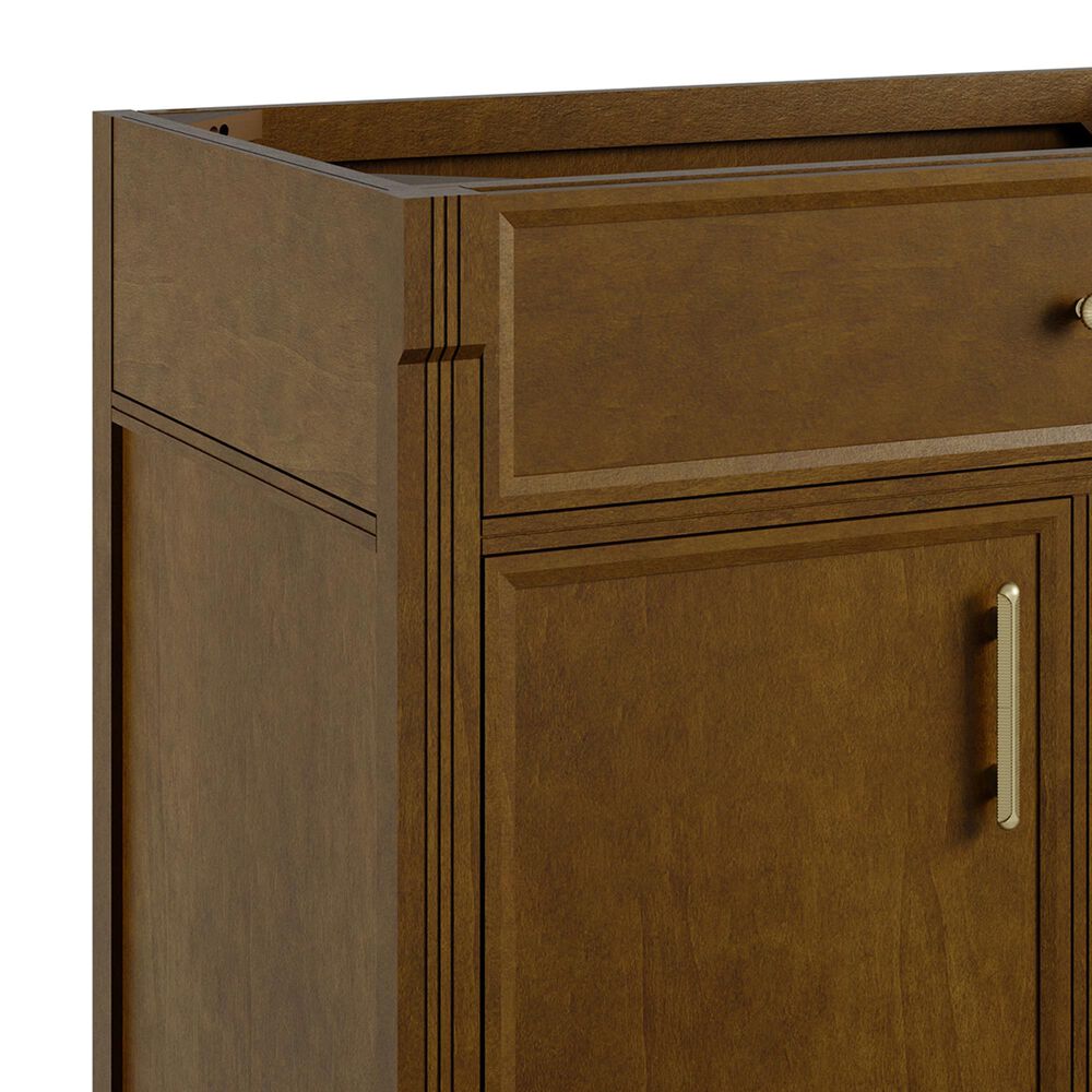 James Martin Bellshire 36" Single Bathroom Vanity Cabinet in Honey Oak, , large