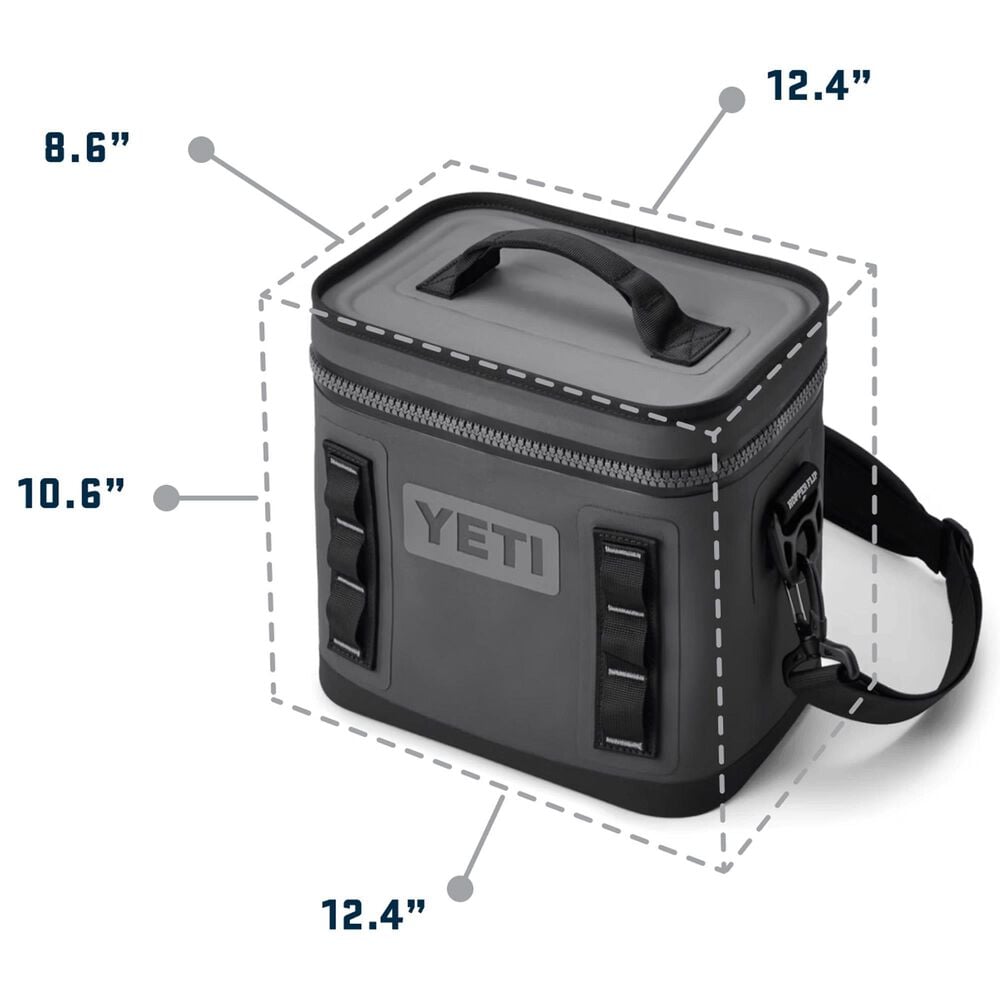 YETI Hopper Flip 8 Soft Cooler in Black Forest Green, , large