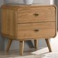 Pacific Landing Robyn 2 Drawer Nightstand in Light Ash, , large