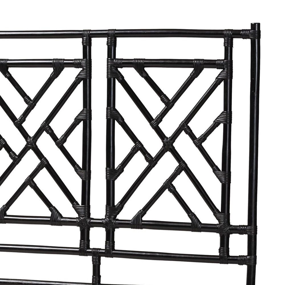 Baxton Studio Karavo King Standalone Headboard in Black, , large